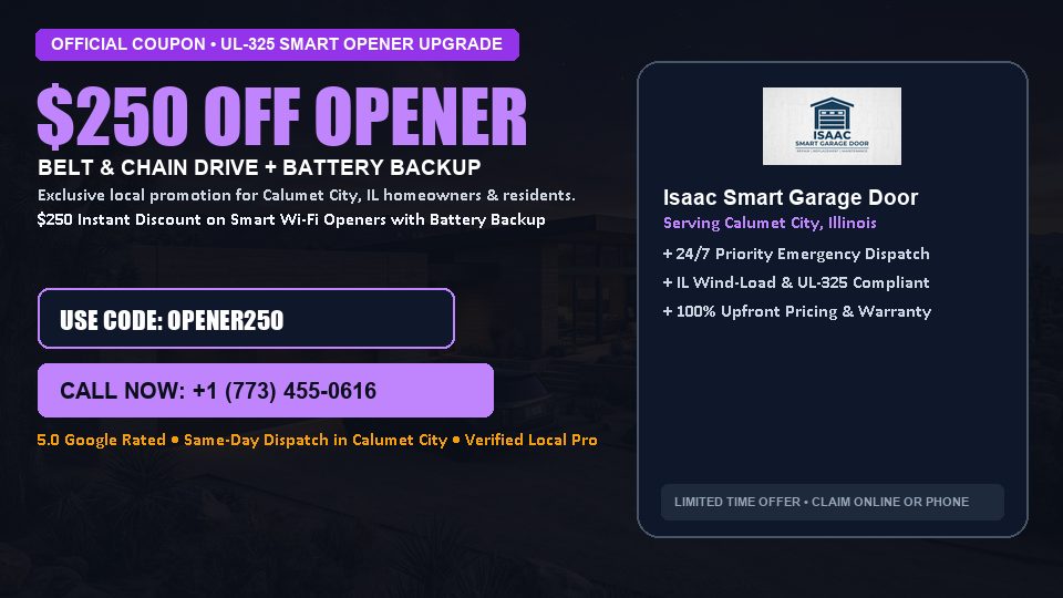 Isaac Smart Garage Door $250 OFF Premium LiftMaster Opener Installation