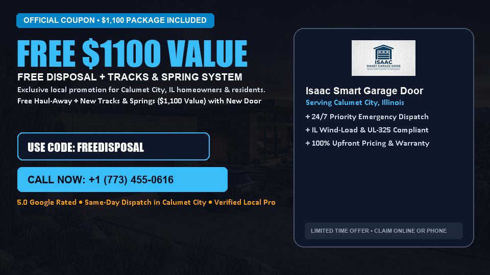 Isaac Smart Garage Door FREE Haul-Away & Heavy-Duty Tracks with New Door